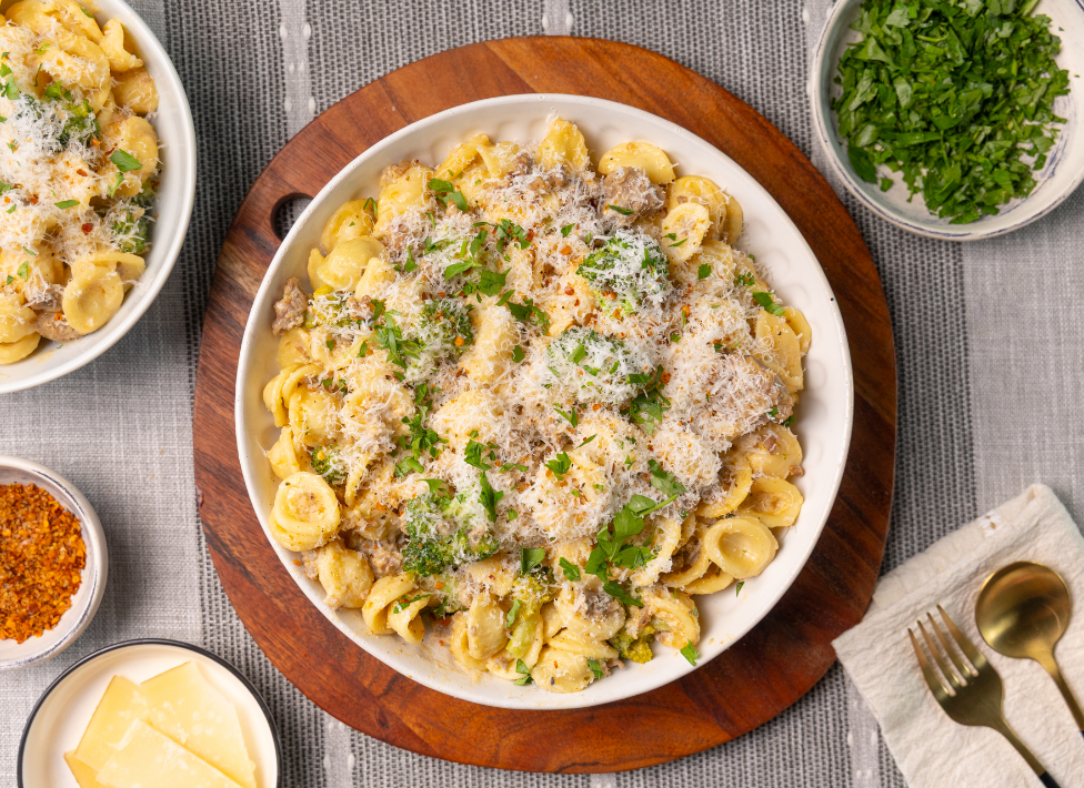 Creamy Sausage Broccoli Pasta