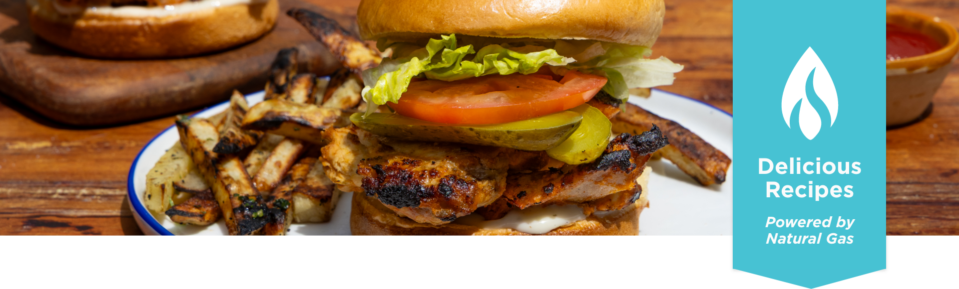 Buffalo Chicken Burgers and Fries